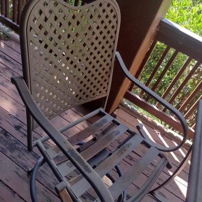 Three Piece Metal Bistro/Pub Patio Set