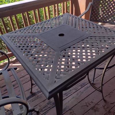 Three Piece Metal Bistro/Pub Patio Set