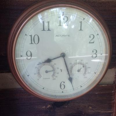 Acurite Outdoor Clock and Thermometer Choice B