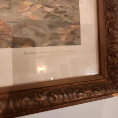 3 Framed Horse Equestrian Hunting Prints Out of the Hunt, Who Hoop They Have Him They're Around Him A.C. Havell , The Hunter Wesley...