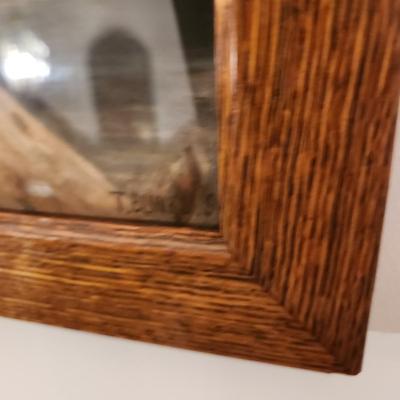2 Oak Wood Framed Fox Hunt Hunting Scene Check out the Frames
