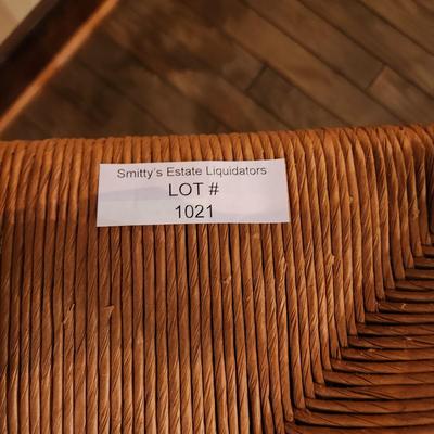Nice Ladder Back Rush Seat Chair, Solid