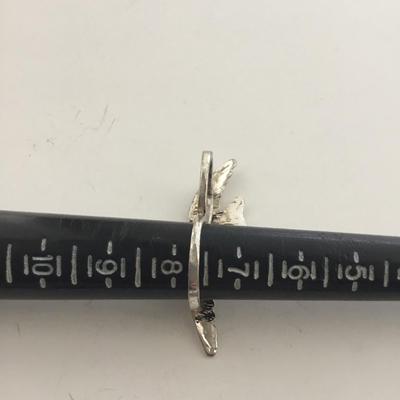 Bird double finger ring