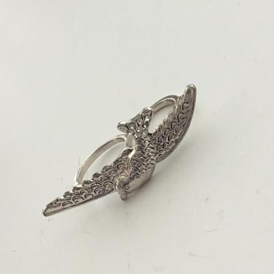 Bird double finger ring