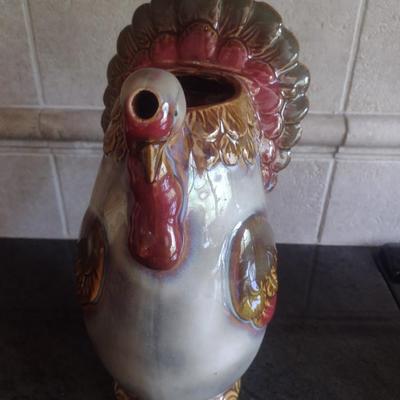 Ceramic Figural Turkey Pitcher