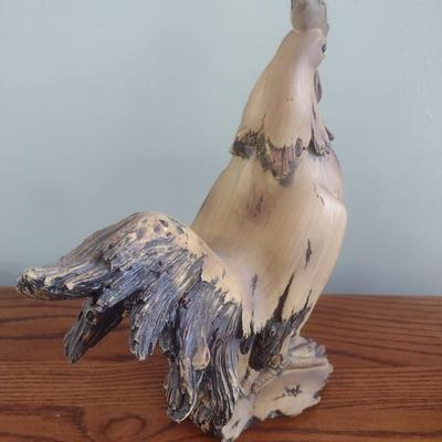 Resin Chicken Statuette