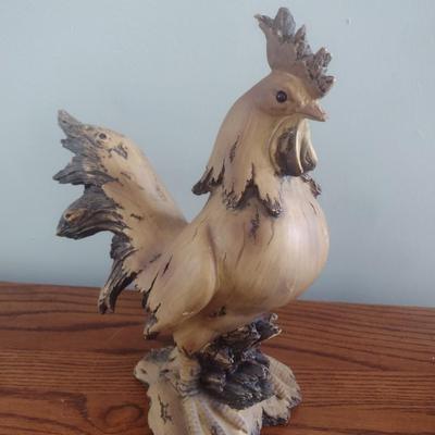 Resin Chicken Statuette