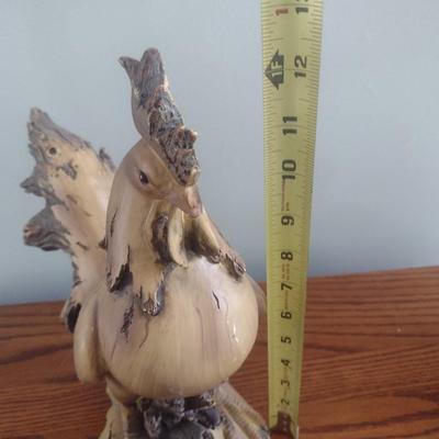 Resin Chicken Statuette