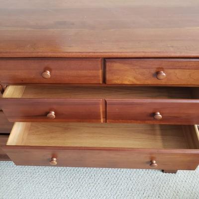 Ten Drawer Dresser with Dovetailed Drawers (BR3-KD)