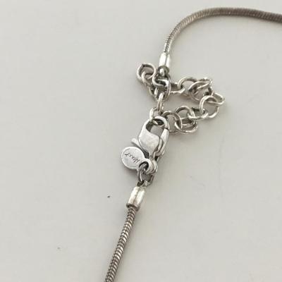 Monet marked silver tone fashion necklace