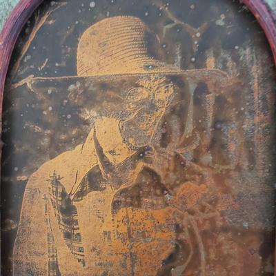Unique Copper Etched Portrait (BR3-KD)