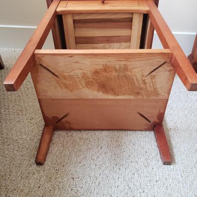 Hand Crafted Side Table with Drawer (BR3-KD)