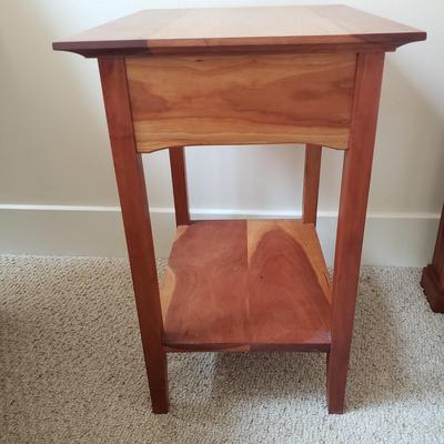 Hand Crafted Side Table with Drawer (BR3-KD)