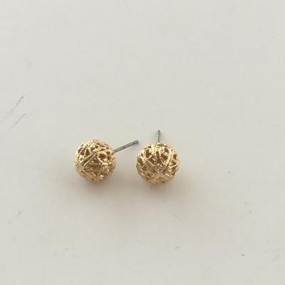 Goldtone stud earrings