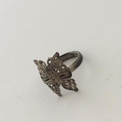 Unmarked butterfly rusty ring