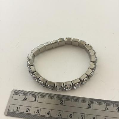 Rhinestone stretchy fashion bracelet