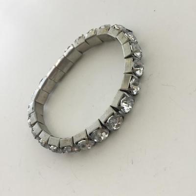 Rhinestone stretchy fashion bracelet
