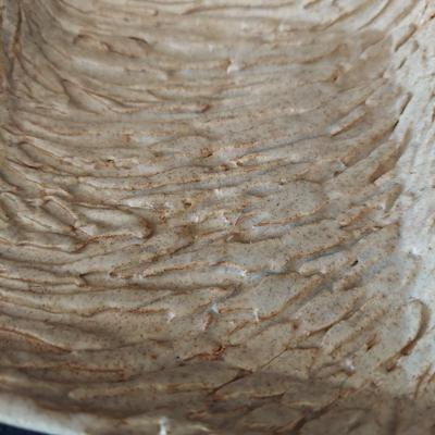 Artisan Carved Stoneware Crock, Turned Wood Platter & More Pottery (FP-BBL)