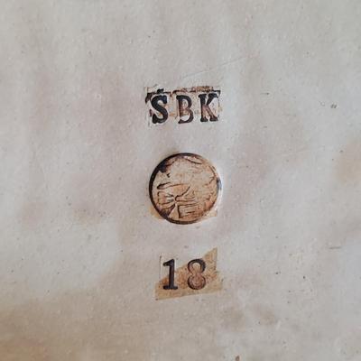 Artisan Carved Stoneware Crock, Turned Wood Platter & More Pottery (FP-BBL)