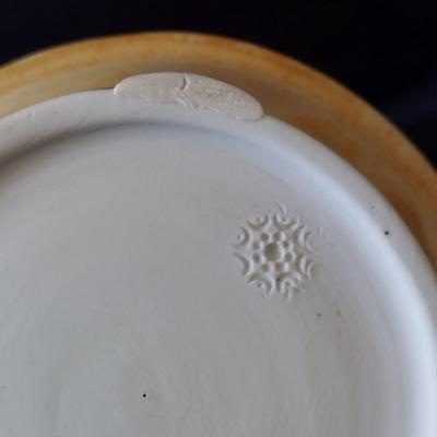 Artisan Carved Stoneware Crock, Turned Wood Platter & More Pottery (FP-BBL)