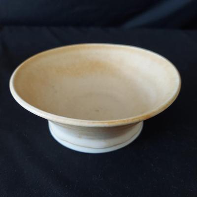 Artisan Carved Stoneware Crock, Turned Wood Platter & More Pottery (FP-BBL)