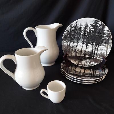 West Elm Plates & Cordon Bleu Pitchers (FP-BBL)