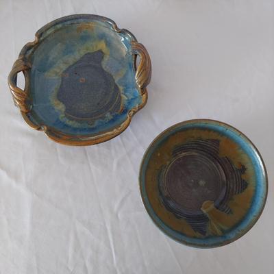 Two Signed Pottery Pieces (FP-BBL)