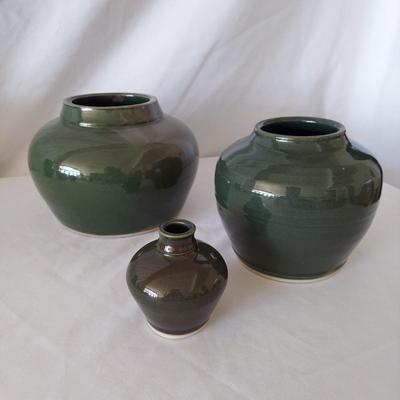 Green Glazed Pottery by Traditions Pottery & More (FP-BBL)
