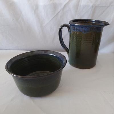 Green Glazed Pottery by Traditions Pottery & More (FP-BBL)