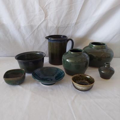 Green Glazed Pottery by Traditions Pottery & More (FP-BBL)