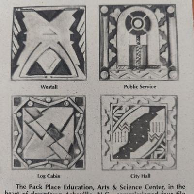 Kathy Triplett “Public Service” Hand Pressed Tile (FP-BBL)