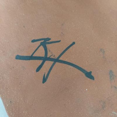 Kathy Triplett “Public Service” Hand Pressed Tile (FP-BBL)