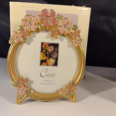 Pair of Carr Enameled Picture Frames