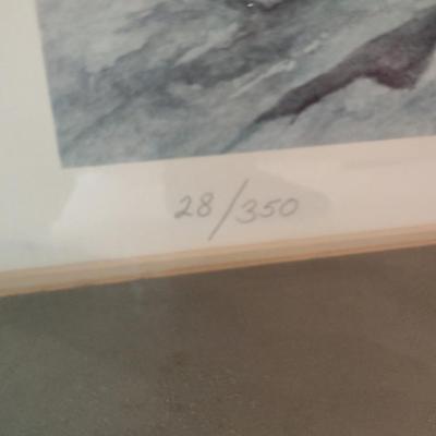 'Polar Bear' by Earl Cacho- Double Signed and Numbered Print- 28/350- Approx 25" x 31"