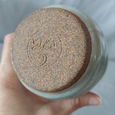 Tan & Blue Glazed Pottery (FP-BBL)