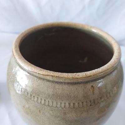 Tan & Blue Glazed Pottery (FP-BBL)
