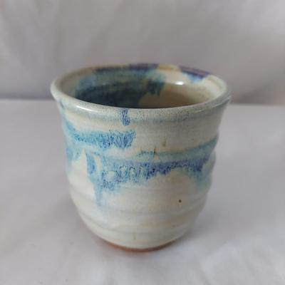 Tan & Blue Glazed Pottery (FP-BBL)
