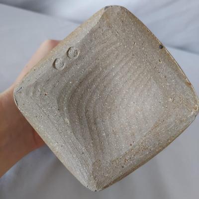 Signed Teal & Terracotta Glazed Stoneware Pottery (FP-BBL)