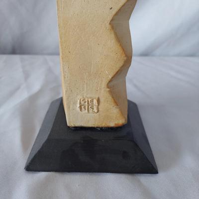 Terry Gess Abstract Stoneware Vase (FP-BBL)