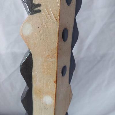 Terry Gess Abstract Stoneware Vase (FP-BBL)