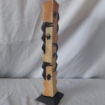 Terry Gess Abstract Stoneware Vase (FP-BBL)