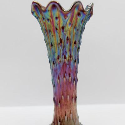 Vintage Carnival Glass Vase