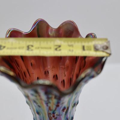 Vintage Carnival Glass Vase