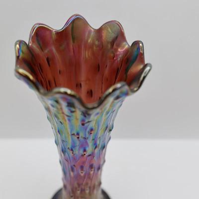 Vintage Carnival Glass Vase