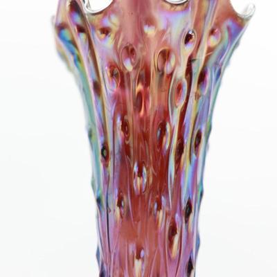 Vintage Carnival Glass Vase