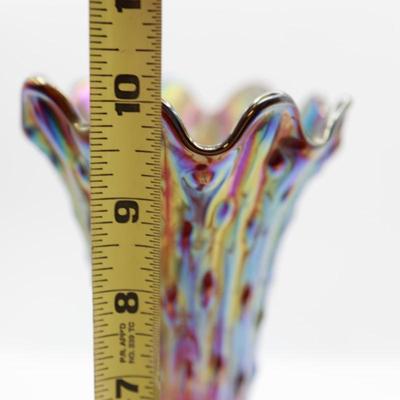Vintage Carnival Glass Vase