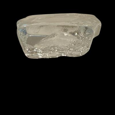 Mats Jonasson Crystal etched owl