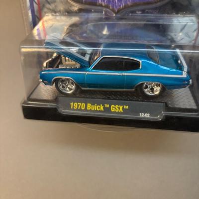 M2 Machines - Ground Pounders - 1970 Blue Buick GSX 12-02 - Die Cast 1:64