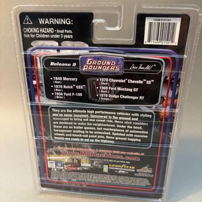 M2 Machines - Ground Pounders - 1970 Blue Buick GSX 12-02 - Die Cast 1:64