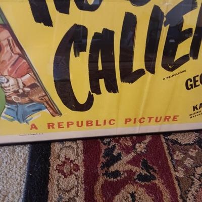 1948 ROY ROGERS "IN OLD CALIENTE" MOVIE THEATRE POSTER